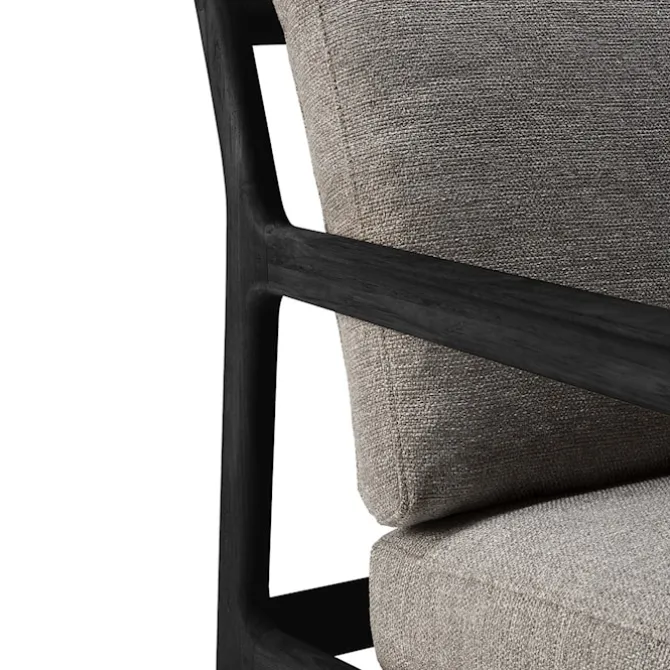 Jack Outdoor Sofa 2-seater Black Teak