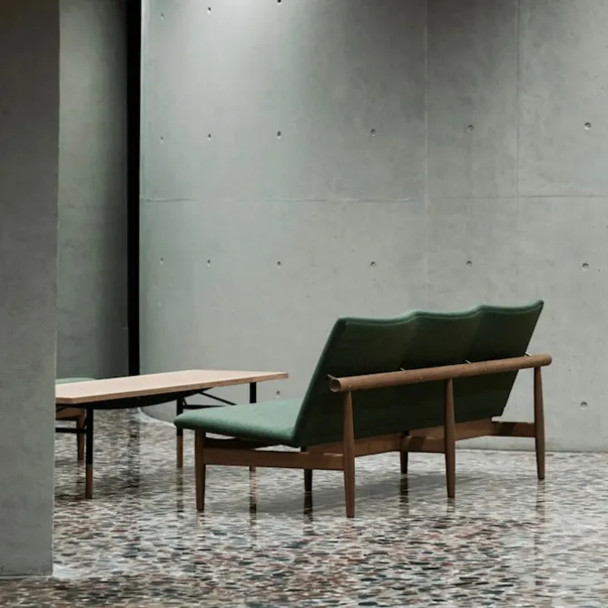 Japan sofa 3-seter Clear oiled oak