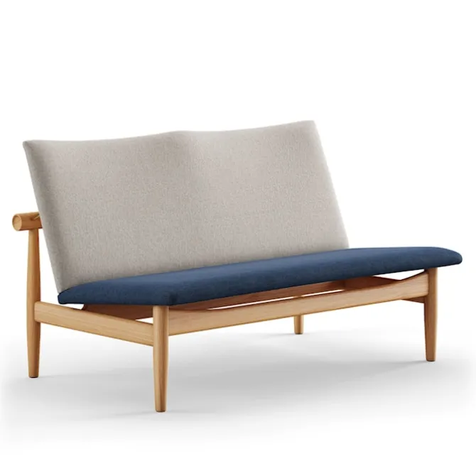 Japan sofa 2-sits Dark oiled oak