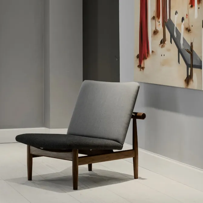 Japan stol Dark oiled oak