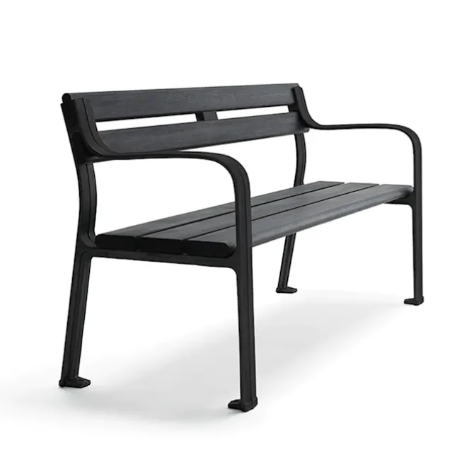Joy Sofa Svartlakkert Mahogni