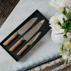 Kaizen Knivsett 3 stk - Gyuto, Santoku & Petty