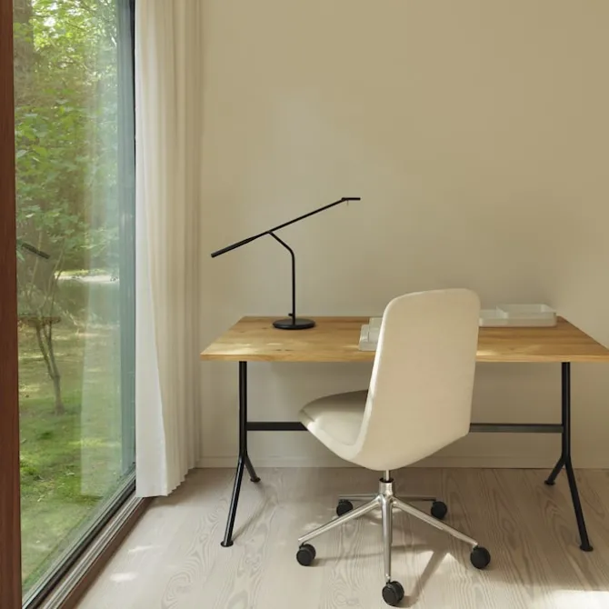 Kip Desk Black Steel