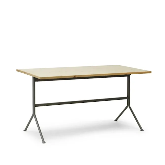 Kip Desk Grey Steel