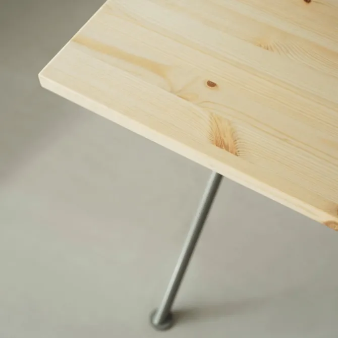 Kip Desk Grey Steel