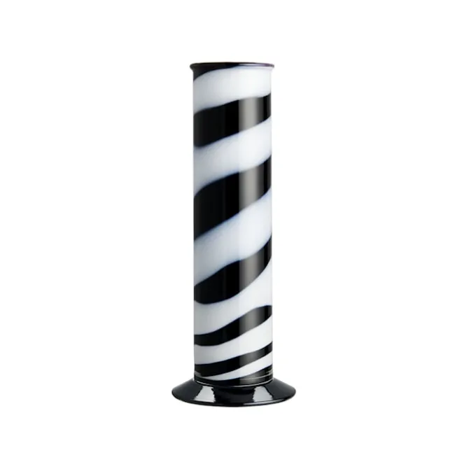 Labvase 300 mm sort hvit
