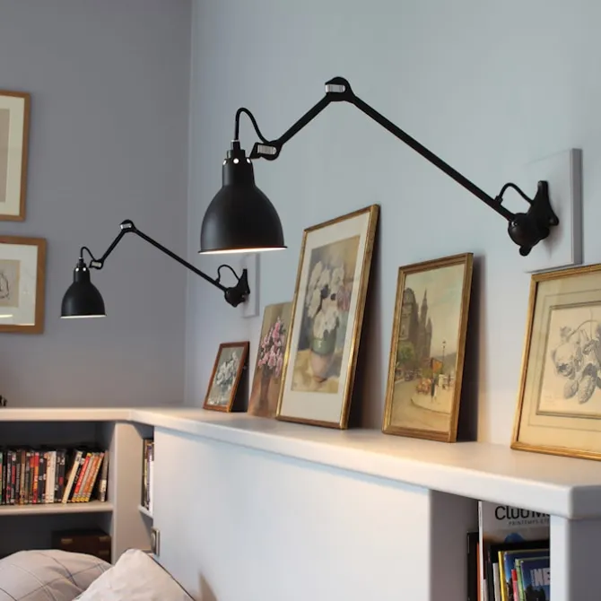 Lampe Gras No222 - Round - Svart base