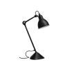Lampe Gras No205 - Rund - Sort sokkel, Sort