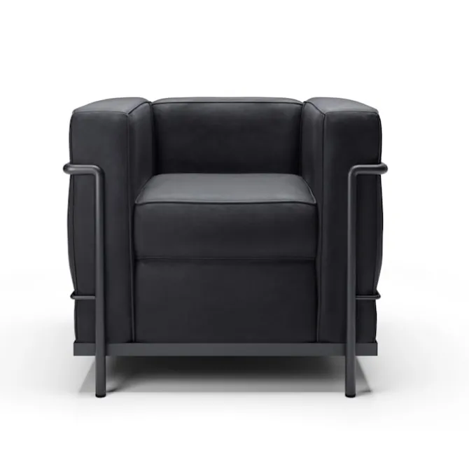 LC2 fåtölj All Black Edition