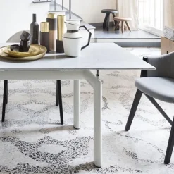 LC6 table tube d'avion Carrara Marble 225 X 85 cm