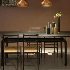 LC6 table tube d'avion Textured Glass 225 X 85 cm