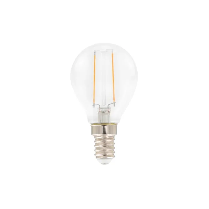 LED-sokkelglødelampe med glødetråd E14
