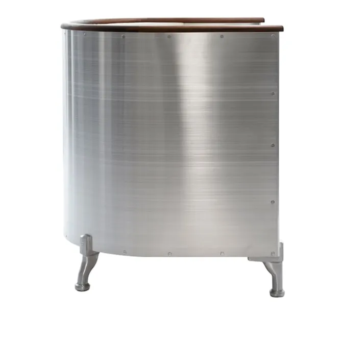 Lenestol i aluminium Polert aluminium