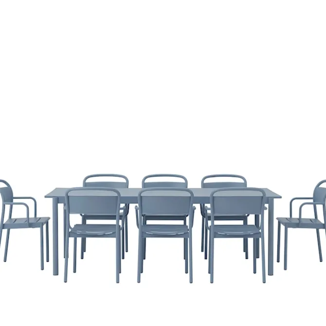 Linear Steel Table 220 x 90 cm