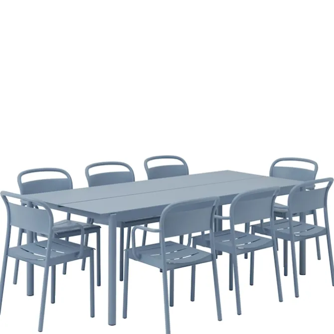 Linear Steel Table 220 x 90 cm