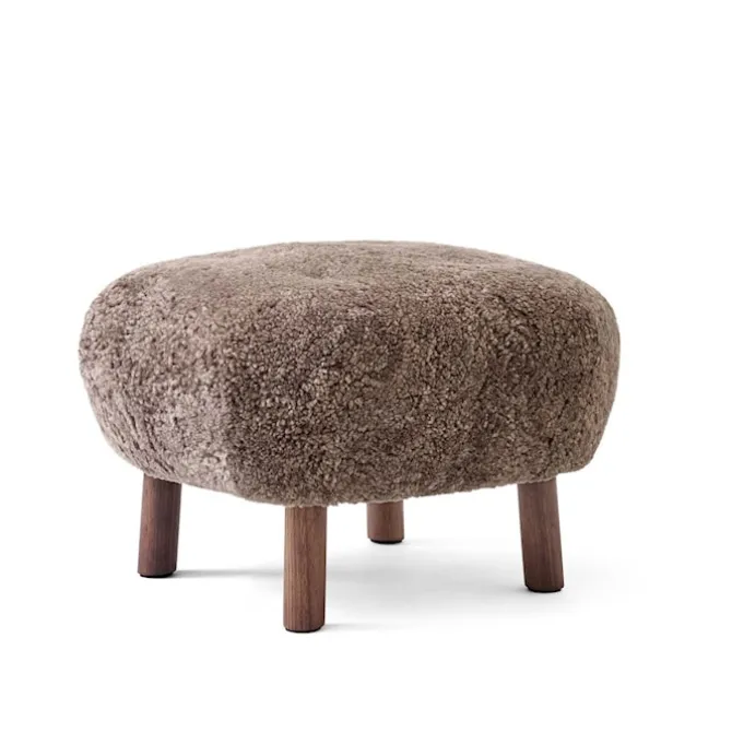 Little Petra Pouf Walnut