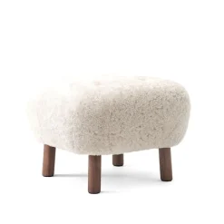 Little Petra Pouf Walnut