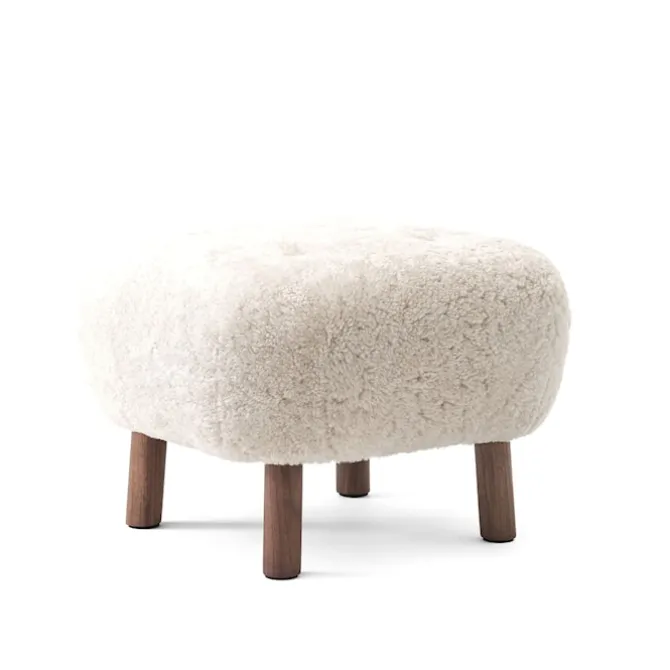 Little Petra Pouf Walnut
