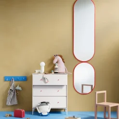 Look Oval Mirror - Suspension Rail