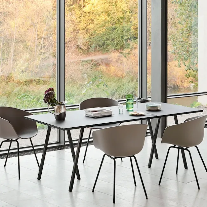 Loop Stand bord med forsterkningstopp 200 cm