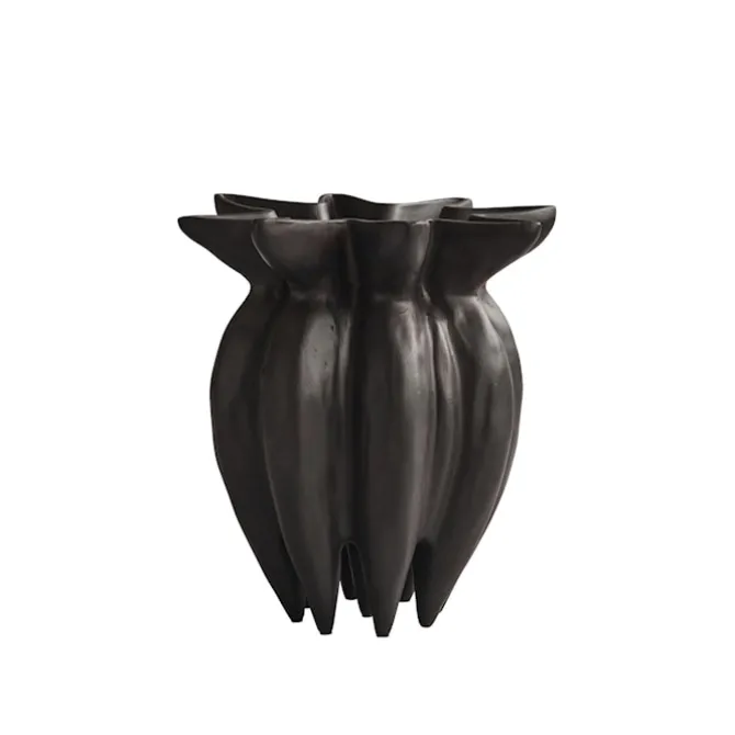 Lotus Vase - Coffee