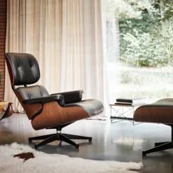 Lounge fotskammel Black Pigmented Walnut Polished