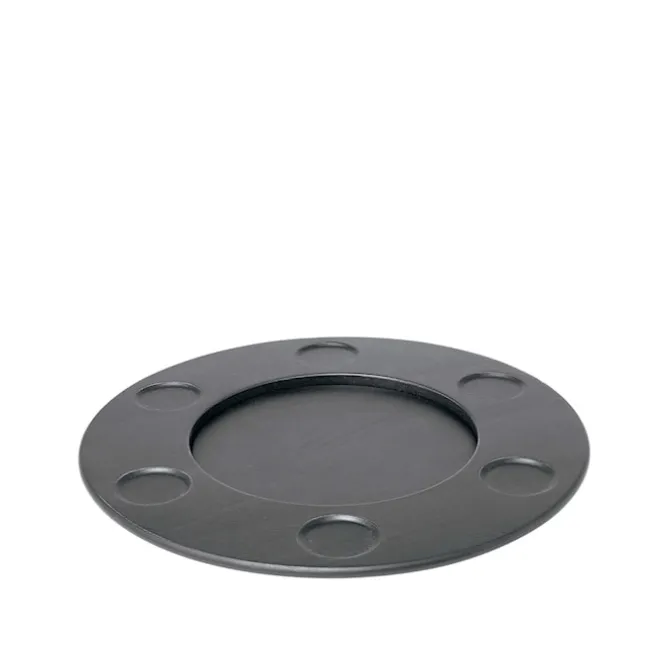 Mami Wooden turning tray for fondue
