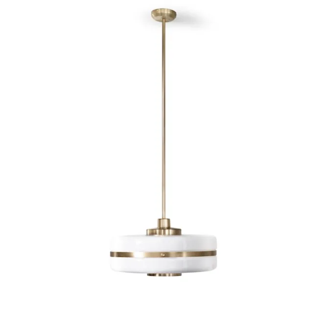 Masina Pendant, Brass/Opal