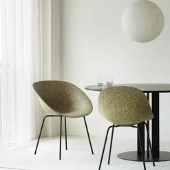 Mat Armchair Black Steel