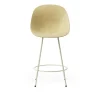 Mat Bar Chair 65 cm Cream Steel