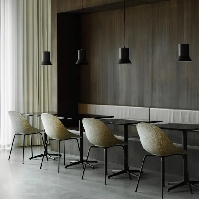 Mat Chair Black Steel