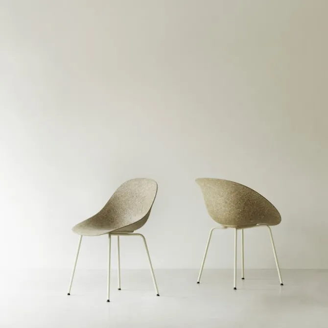 Mat Chair Cream Steel