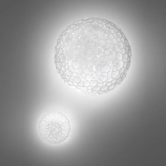 Meteorite vegg-/taklampe
