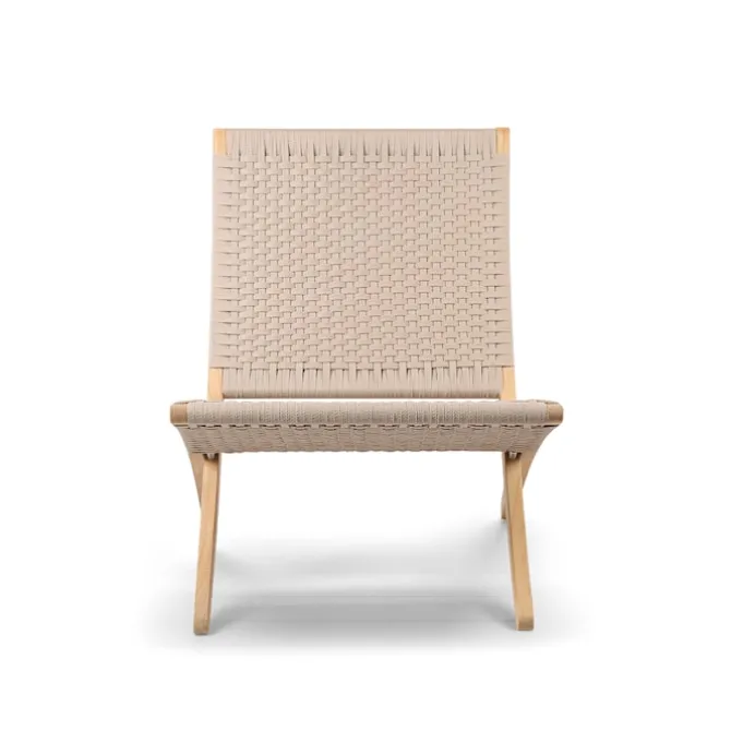 MG501 Outdoor Cuba Chair, Ubehandlet teak/Charcoal 1402