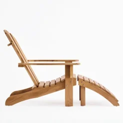 Midsummer lounge chair with footstool