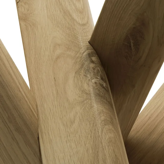 Mikado Round Side Table Oak