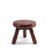 Milk Fibreglass Stool