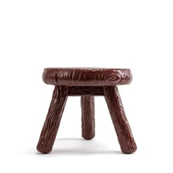 Milk Fibreglass Stool