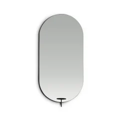 Miró Miró Oval Mirror Black Table