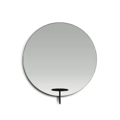 Miró Miró Round Mirror Black Table