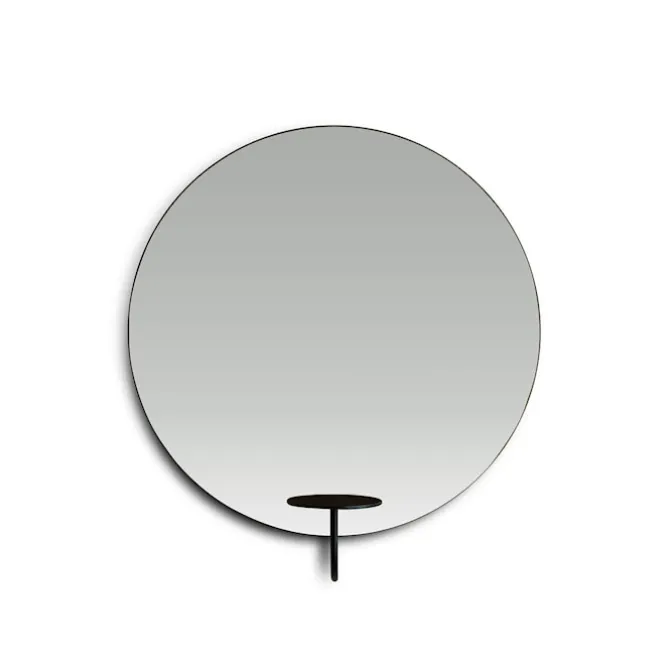 Miró Miró Round Mirror Black Table