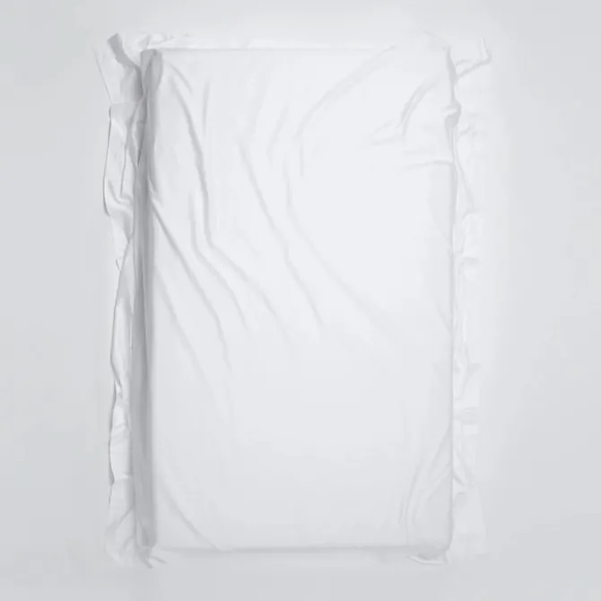 Mother Flat Sheet Poplin White