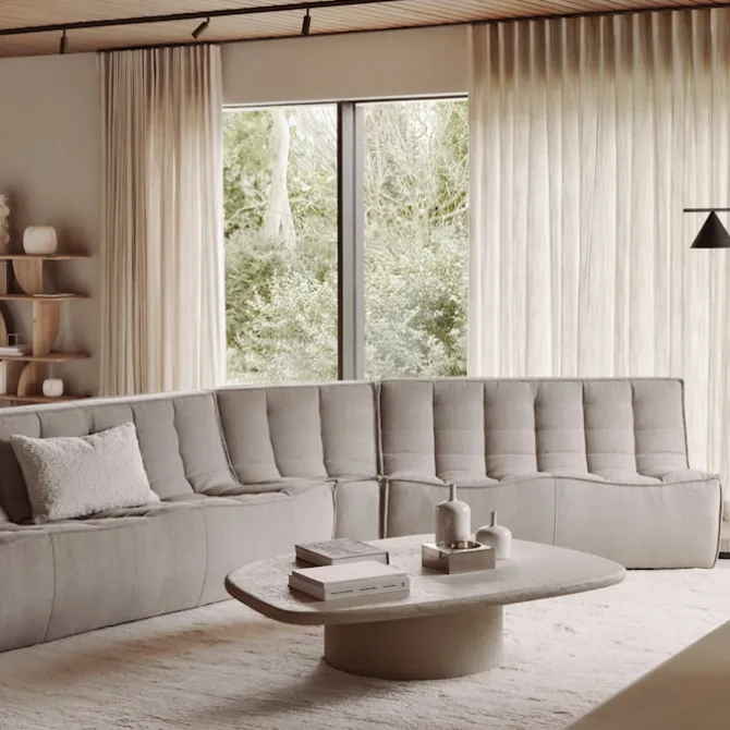 N701 Sofa 45° Round Corner