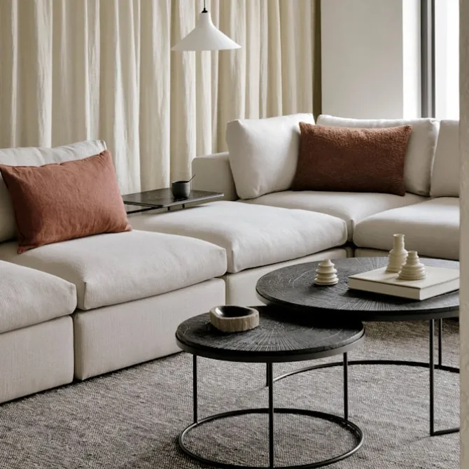 Nesting Coffee Table Set of 2
