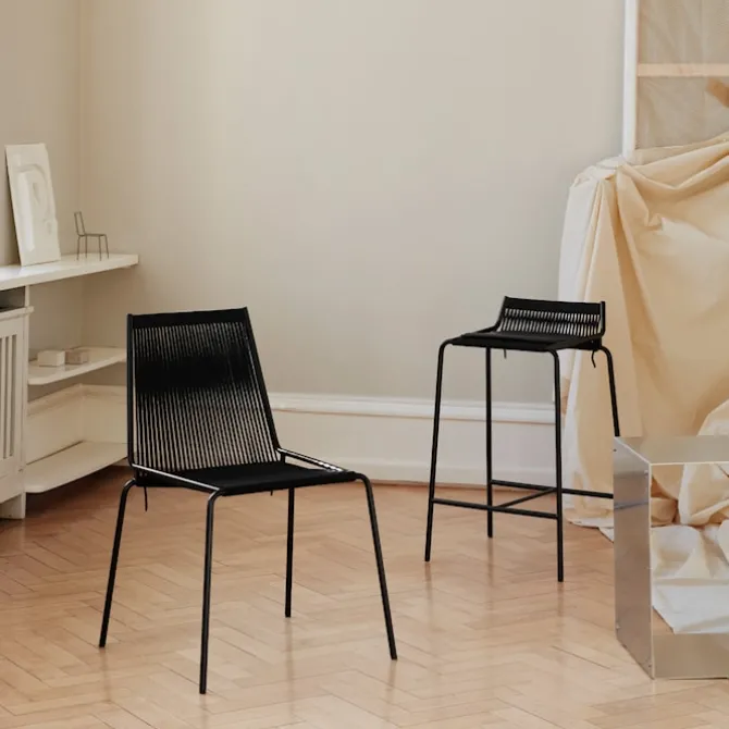 Noel Counter Chair Black Base