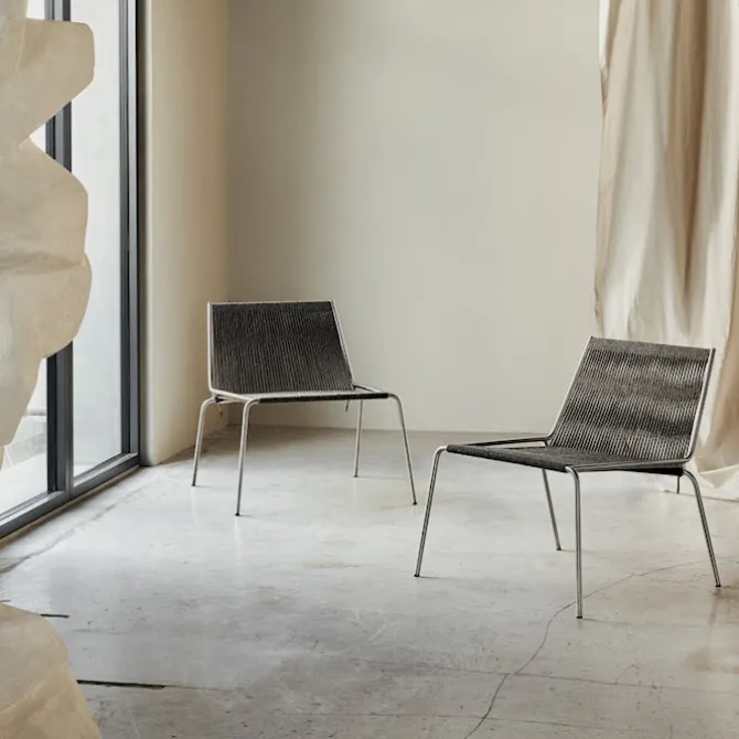 Noel Lounge Chair Steel Base