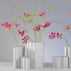 Nuage Light Silver vase