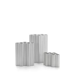 Nuage Light Silver vase