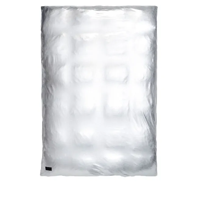 Nude Metallic Duvet Cover Jersey Silver