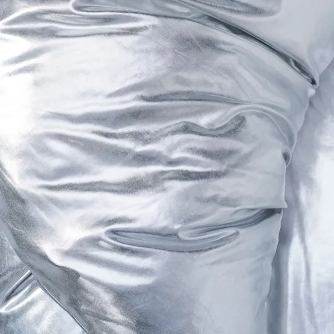 Nude Metallic Pillow Case Jersey 50x70 Cm
